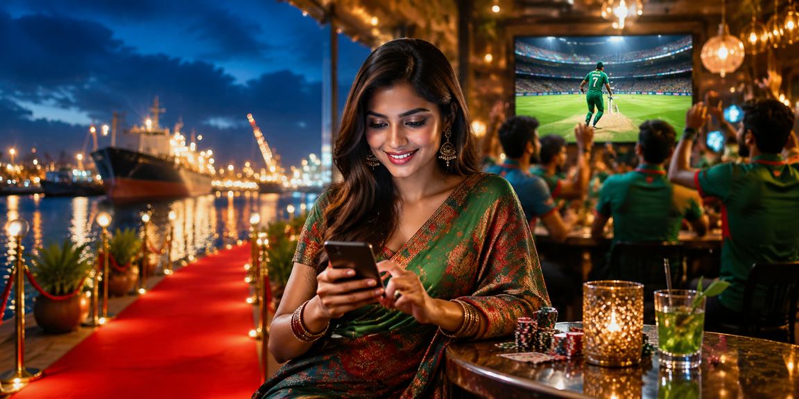 User enjoying cricket betting in Khulna
